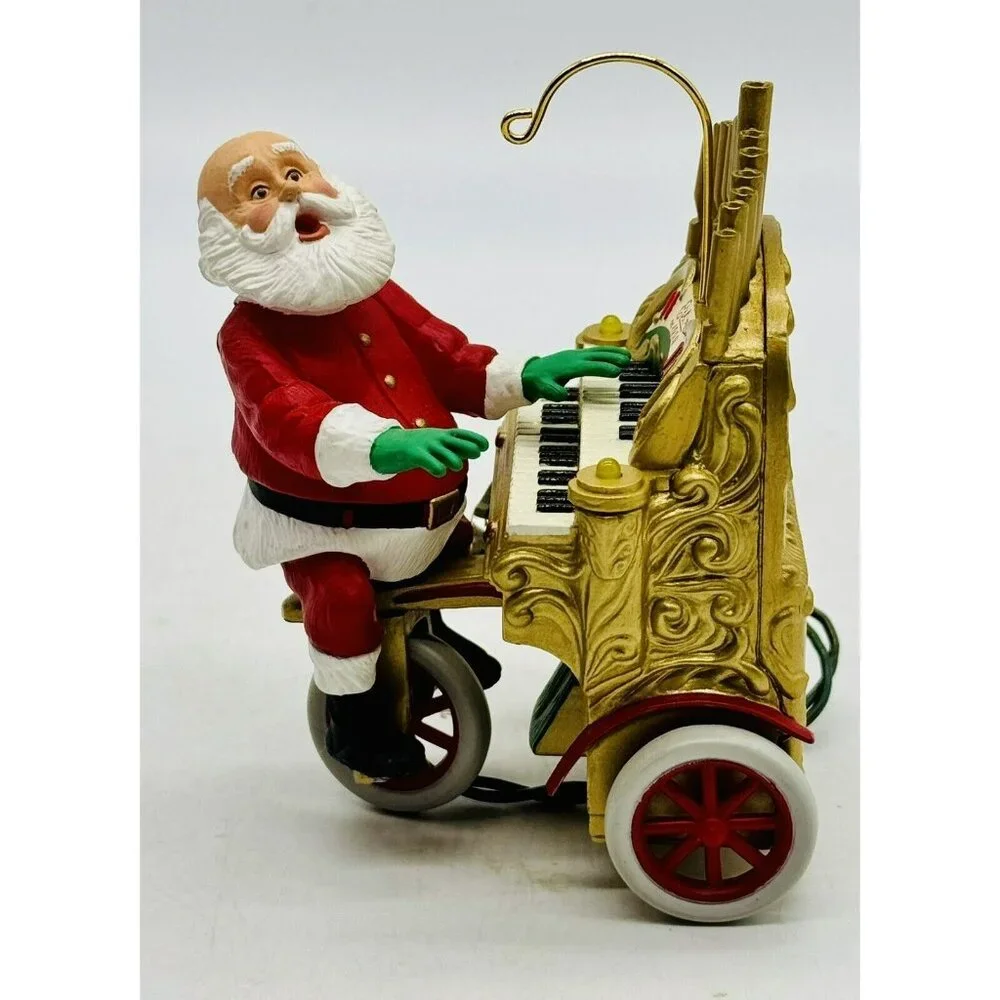 Hallmark Keepsake Santa Sing Along Light Music Ornament 1994 Vintage‎ Magic